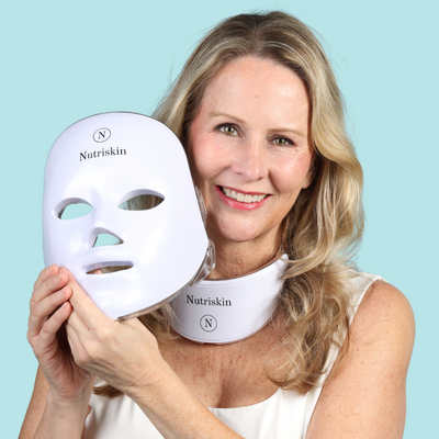 NEW Wireless Wrinkle & Acne Clearing Light Therapy Face Mask (FREE Neck Mask Included $299 Value)