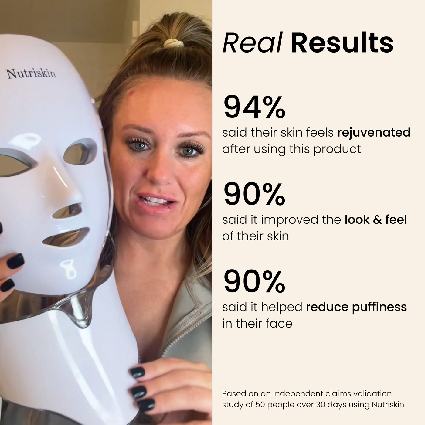 Wrinkle & Acne Clearing Light Therapy Face Mask (FREE Neck Mask Included $139 Value)